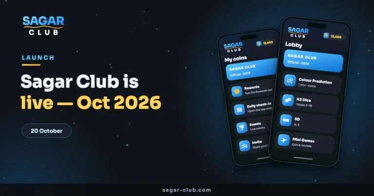 Sagar Club Is Live: What Launched on 20 October 2026